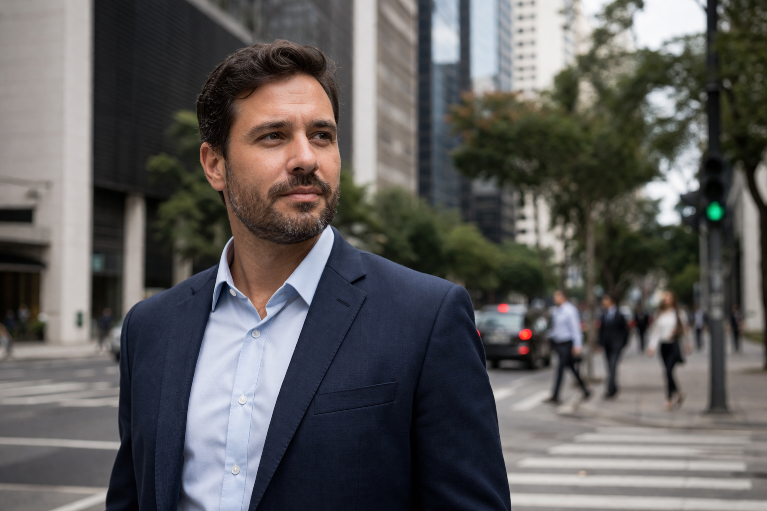 Empresário, cliente da METALOG